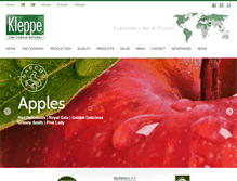 Tablet Screenshot of kleppe.com.ar